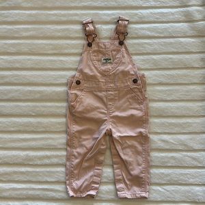 Baby pink Oshkosh overalls